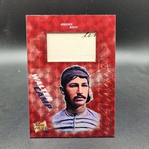 2021 Pieces of the Past Walter Camp Red Superfractor 1/1 Handwritten Document SP